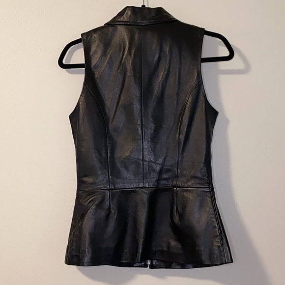 Margaret Godfrey Leather vest - Picture 3 of 8